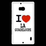Coque Nokia Lumia 930 I love Guadeloupe