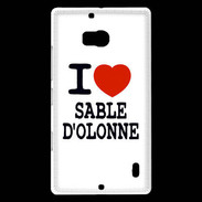 Coque Nokia Lumia 930 I love Sable d'Olonne