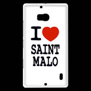 Coque Nokia Lumia 930 I love Saint Malo