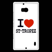 Coque Nokia Lumia 930 I love Saint Tropez