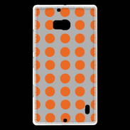 Coque Nokia Lumia 930 pois gris & orange
