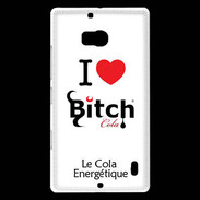 Coque Nokia Lumia 930 I love Bitch Cola 2
