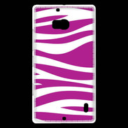 Coque Nokia Lumia 930 zèbre rose & blanc