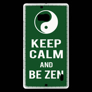 Coque Nokia Lumia 930 Keep Calm Be Zen Vert