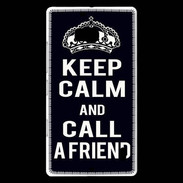 Coque Nokia Lumia 930 Keep Calm Call friend Noir