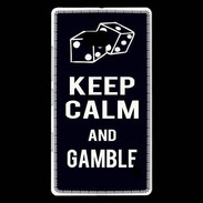 Coque Nokia Lumia 930 Keep Calm Gamble Noir