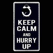 Coque Nokia Lumia 930 Keep Calm Hurry up Noir
