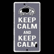 Coque Nokia Lumia 930 Keep Calm Gris