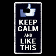 Coque Nokia Lumia 930 Keep Calm Like This Noir