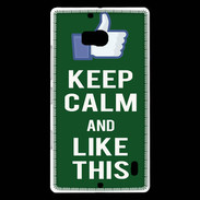 Coque Nokia Lumia 930 Keep Calm Like This Vert
