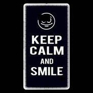 Coque Nokia Lumia 930 Keep Calm Smile Noir