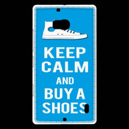 Coque Nokia Lumia 930 Keep Calm Buy Shoes Cyan 