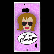 Coque Nokia Lumia 930 Miss Champagne Rousse