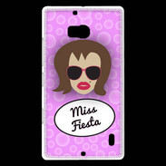 Coque Nokia Lumia 930 Miss Fiesta Chatain