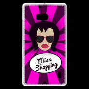 Coque Nokia Lumia 930 Miss Shopping Brune