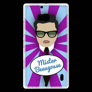 Coque Nokia Lumia 930 Mister Beau gosse Brun
