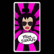 Coque Nokia Lumia 930 Miss Swag Brune