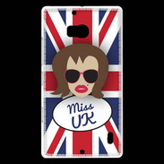 Coque Nokia Lumia 930 Miss UK Chatain