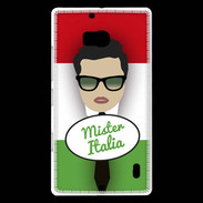Coque Nokia Lumia 930 Mister Italie Brun