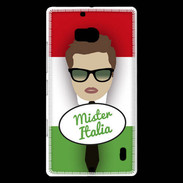 Coque Nokia Lumia 930 Mister Italie Chatain