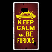 Coque Nokia Lumia 930 Keep Calm and Be Furious Rouge