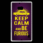 Coque Nokia Lumia 930 Keep Calm and Be Furious Violet