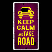 Coque Nokia Lumia 930 Keep Calm and Take o road 2 Rose