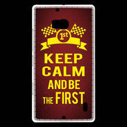 Coque Nokia Lumia 930 Keep Calm and Be the First Rouge