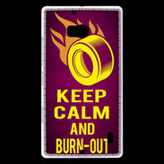 Coque Nokia Lumia 930 Keep Calm and Burn Out Rose