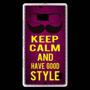 Coque Nokia Lumia 930 Keep Calm and Have a good Style Rose