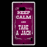 Coque Nokia Lumia 930 Keep Calm and Take Jack Rose