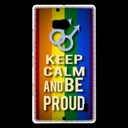 Coque Nokia Lumia 930 Keep Calm and Be Proud mens Gay