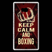 Coque Nokia Lumia 930 Keep Calm and Boxing Rouge