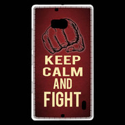 Coque Nokia Lumia 930 Keep Calm and Fight Rouge