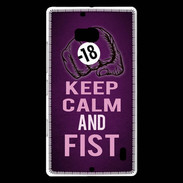 Coque Nokia Lumia 930 Keep Calm and Fist Violet