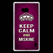 Coque Nokia Lumia 930 Keep Calm and Miskine Rose