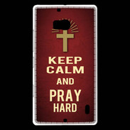 Coque Nokia Lumia 930 Keep Calm and Pray Christian Rouge