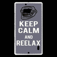 Coque Nokia Lumia 930 Keep Calm and Reelax Gris