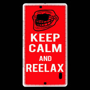 Coque Nokia Lumia 930 Keep Calm and Reelax Rouge