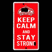 Coque Nokia Lumia 930 Keep Calm and Stay strong Rouge