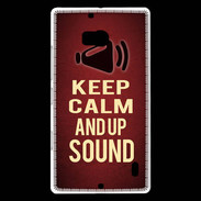 Coque Nokia Lumia 930 Keep Calm and Up Sound Rouge