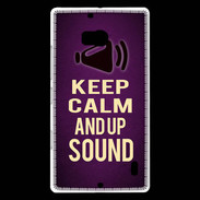 Coque Nokia Lumia 930 Keep Calm and Up Sound Violet