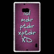 Coque Nokia Lumia 930 LOL MDR Rose ZG