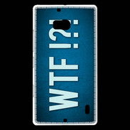 Coque Nokia Lumia 930 WTF bleu ZG