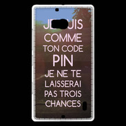Coque Nokia Lumia 930 Code pin rose ZG