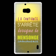 Coque Nokia Lumia 930 Confiance et mensonge ZG