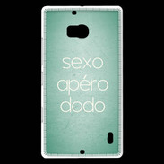 Coque Nokia Lumia 930 Sexo Apéro Dodo vert ZG