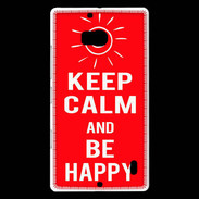 Coque Nokia Lumia 930 Keep calm Be Crazy Rouge