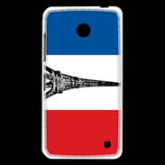 Coque Nokia Lumia 630 Drapeau français et Tour Eiffel