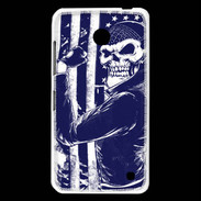 Coque Nokia Lumia 630 Tête de mort Biker USA